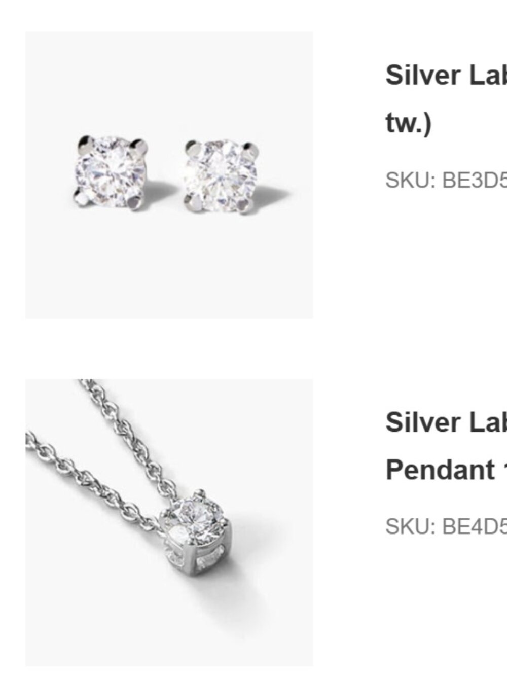 New: Brilliant Earth Diamond Earring and Necklace Set
